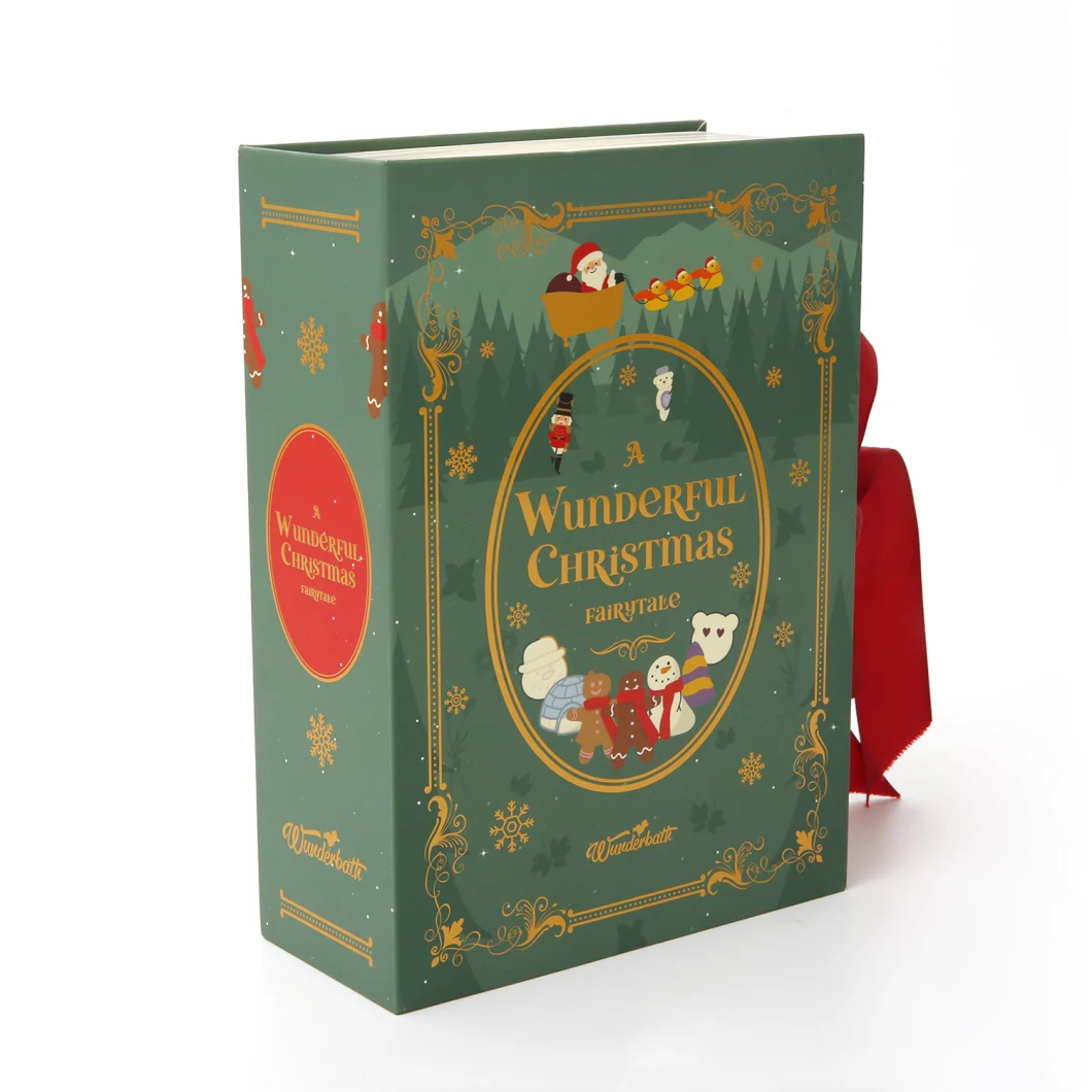 Book Shape 3D Pop up Christmas Premium Gift Box