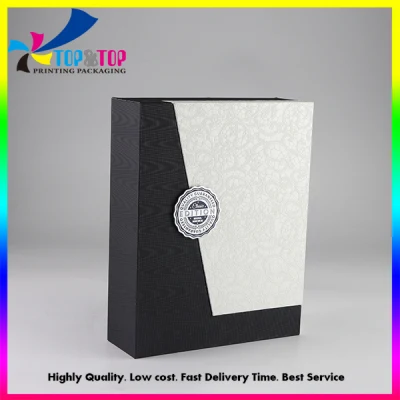 Luxury Paperboard Book Style Packaging Box Cardboard Magnetic Packing Box for Gift Perfume